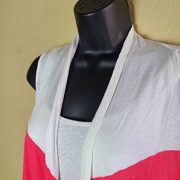 Lavish Color Block Cardigan Top - Picture 2 of 8